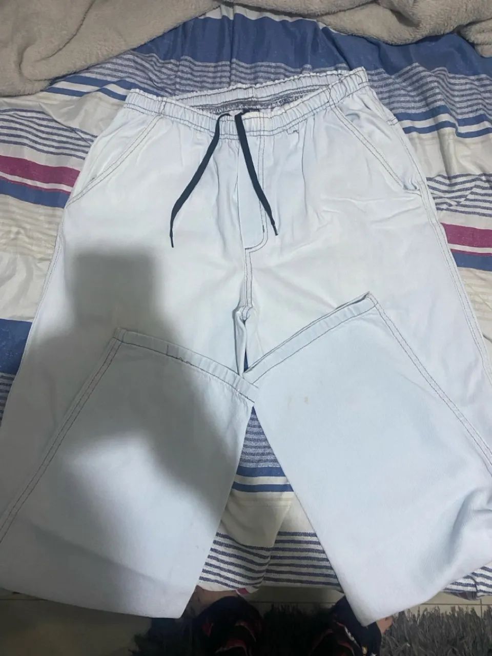 Calça Jeans Balão gelo 