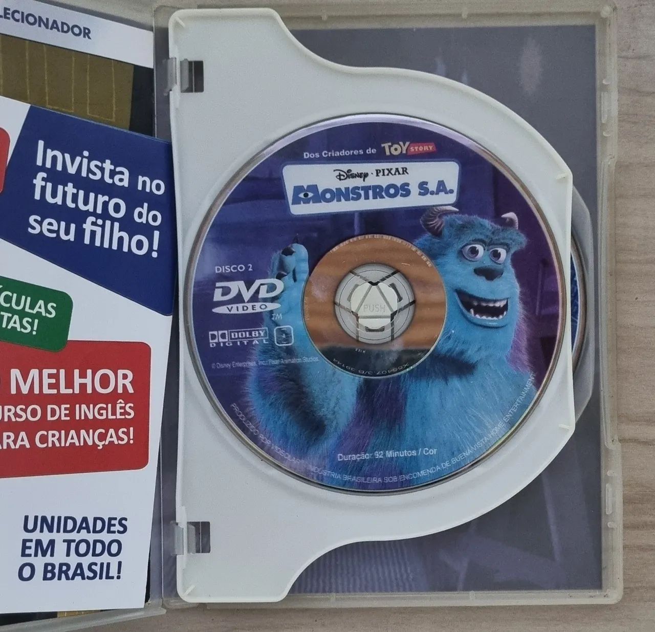 DVD - Monstros S.A - 2 DVDs - Original - Foto 2