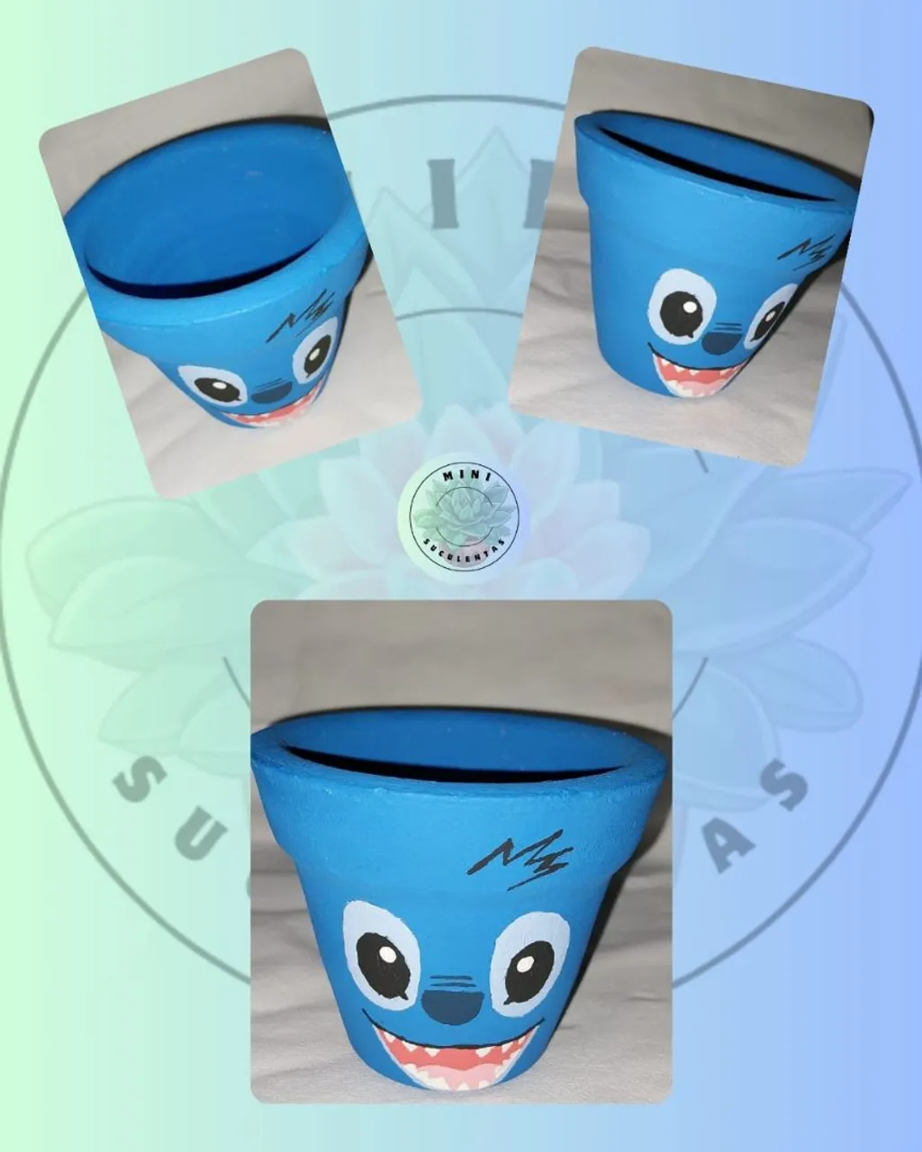 Vaso de planta Stitch