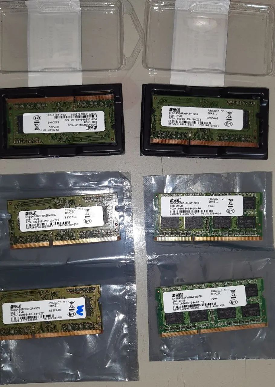 Kit Memória RAM Smart 4Gb = 2 x 2GB DDR3  Notebook - Foto 2