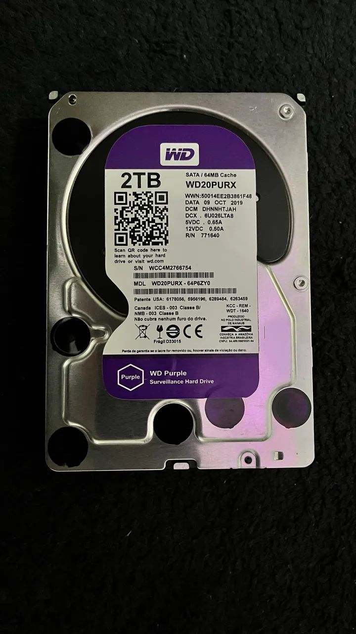 HD 2TB Western Purple64330128474881120