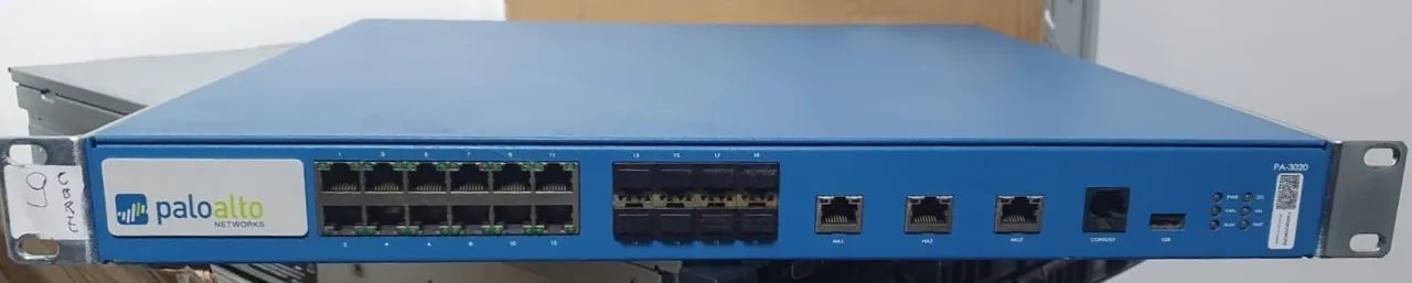 Firewall Paloalto Pa-3020 12 Portas Gigabit 8 Sfp S/licença