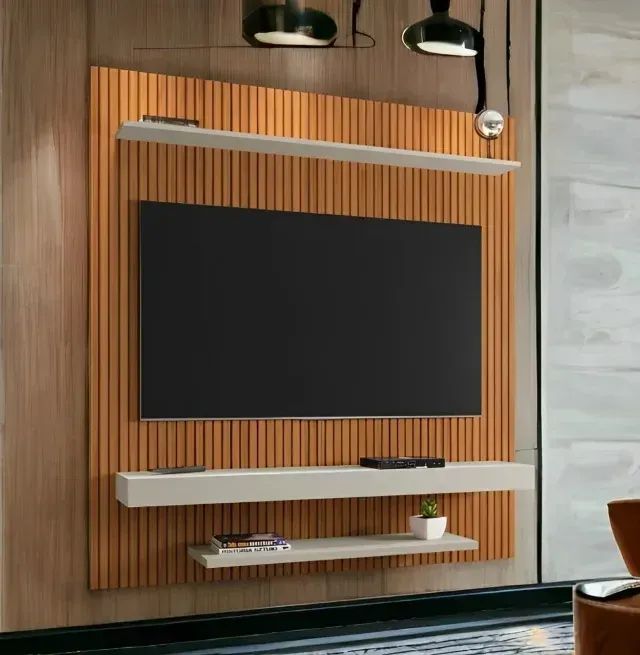 Promoção Painel Leme Ripado 3D/Off White
