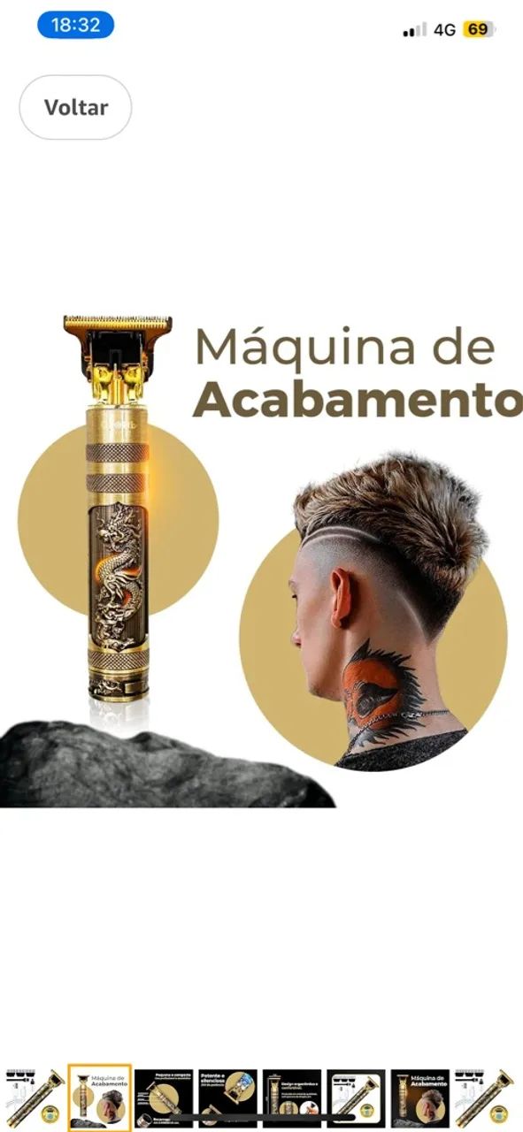 Máquina de Acabamento para Barba