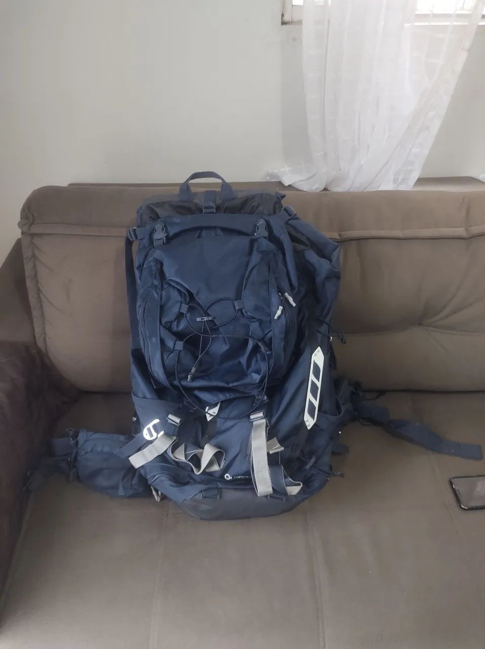 Mochila Quechua Symbium 70+10L + Bolsa de Transporte para Avião - Brinde