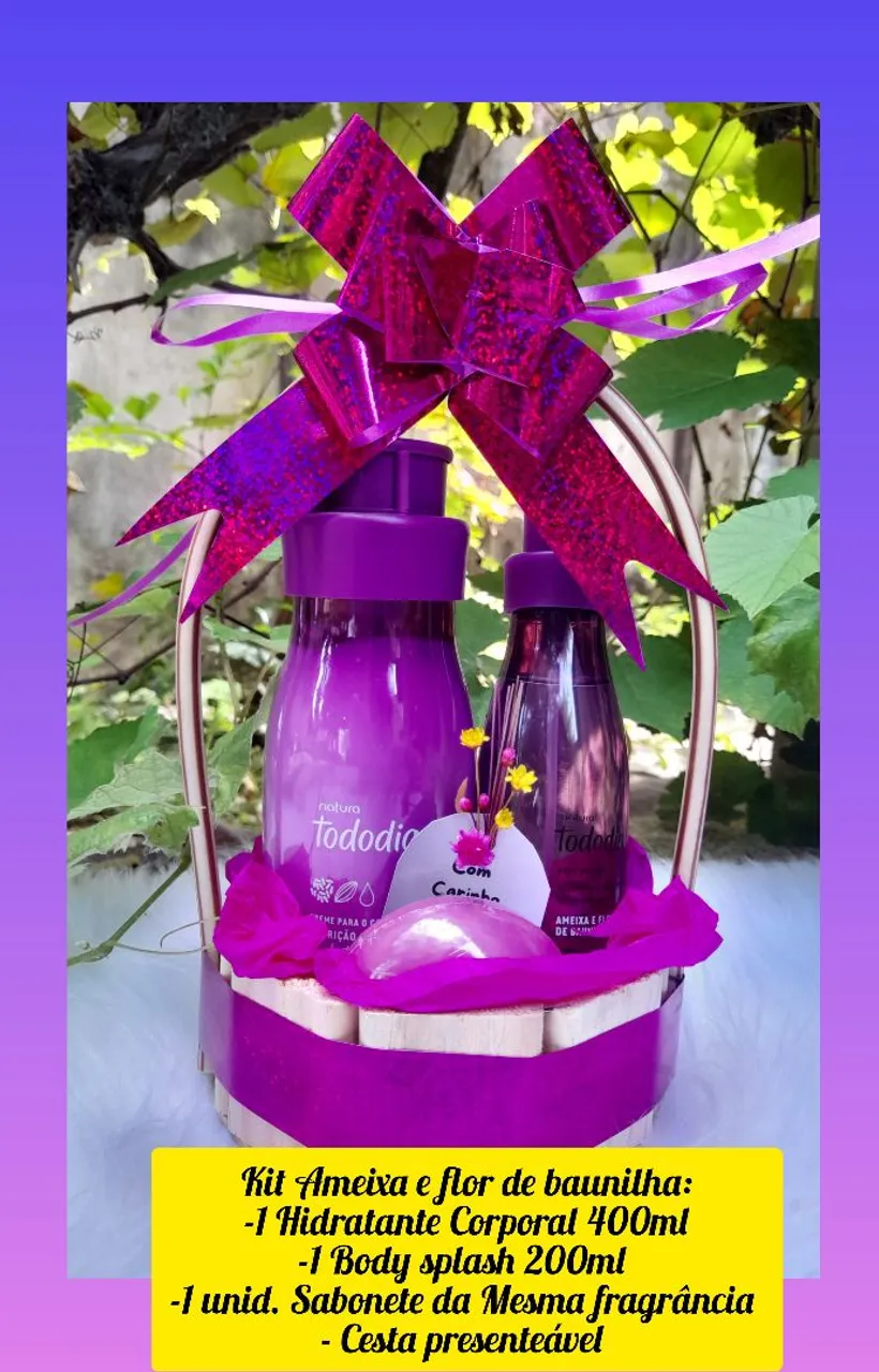 Kit Ameixa e Flor de Baunilha - Tododic