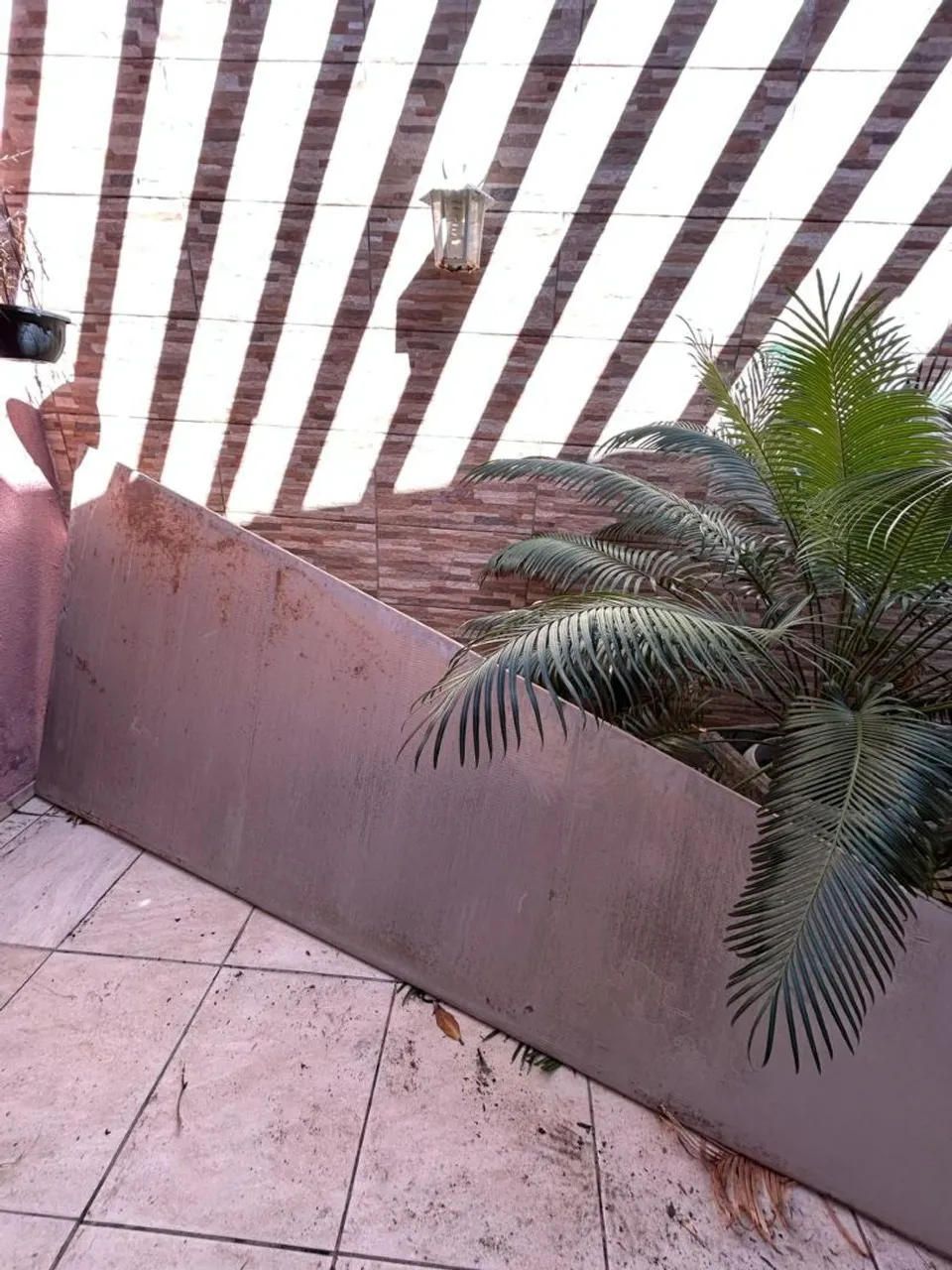 Detalhe superior para Toldos com 3,80m.