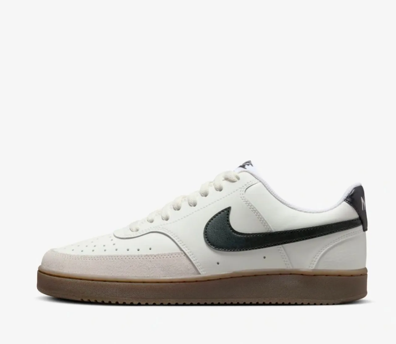 Nike Court Vision Low - Branco com detalhes em verde