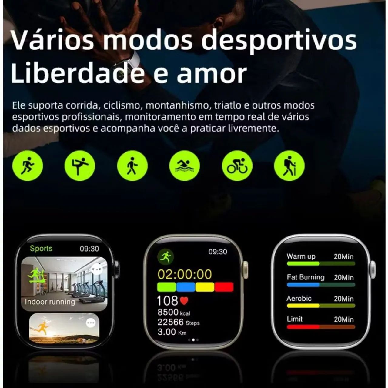 Relógio smartwatch watch X  - Foto 2