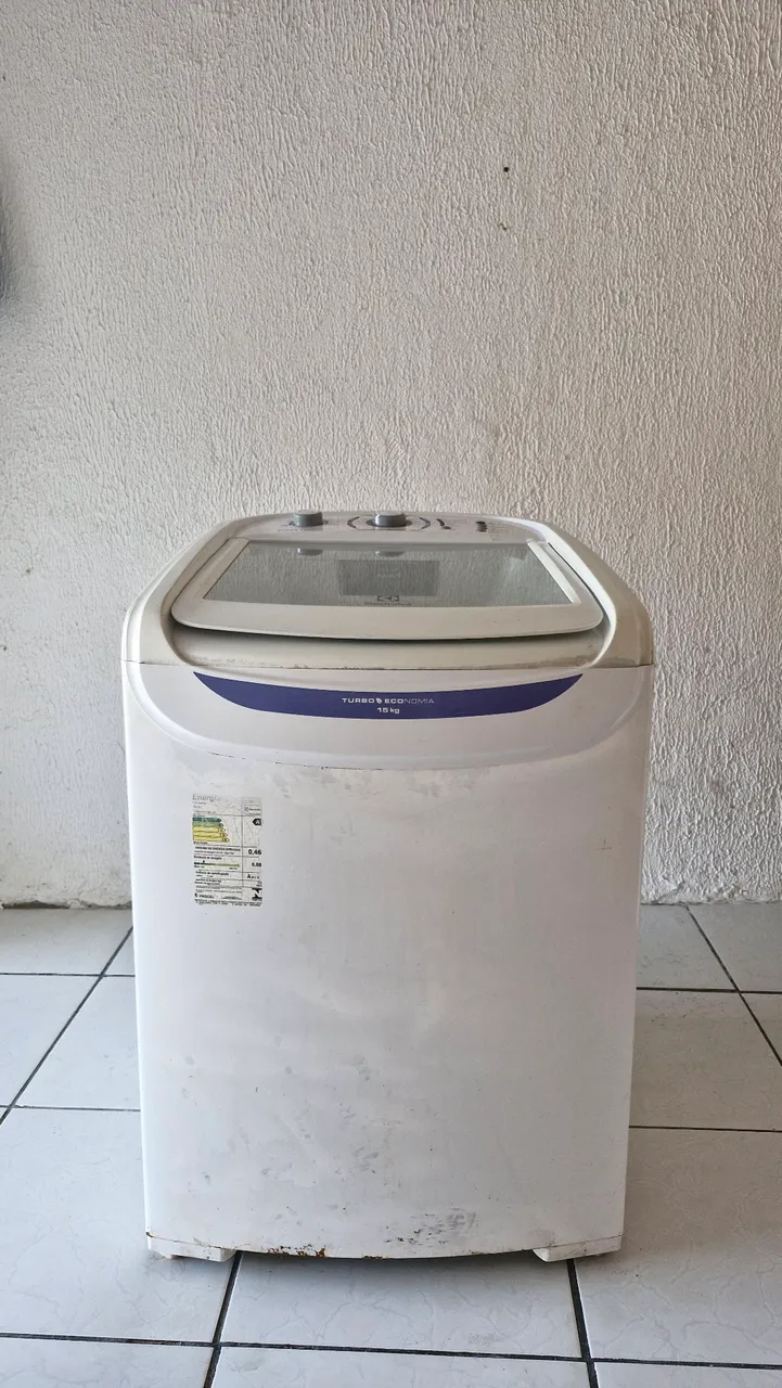 Máquina de Lavar Electrolux Turbo Economia 15kg