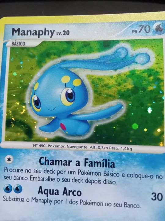 Manaphy - Carta Pokémon - DPBPH#529 9/130 - Foto 2