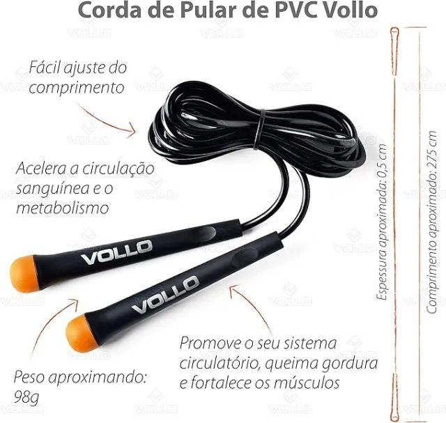 Vollo Corda de Pular de PVC - Foto 3