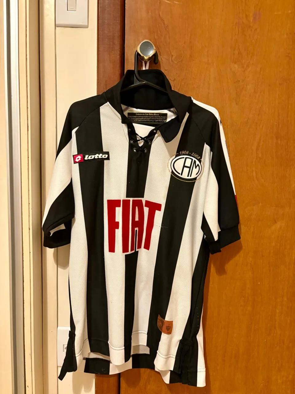 Camisa Atlético Mineiro Centenário 2008 Lotto Tamanho M