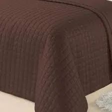 Cobre Leito Cama cor chocolate - Foto 2