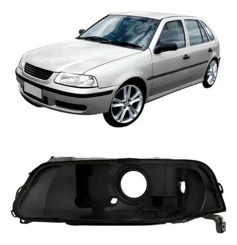 Carcaça Farol Gol G3 1999 2000 2001 2002 2003 Foco Simples - Foto 4