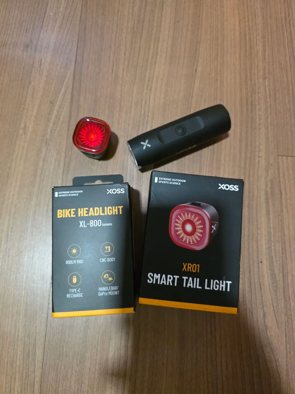 Lanterna Xoss XL800 mais lanterna traseira Xoss XR01