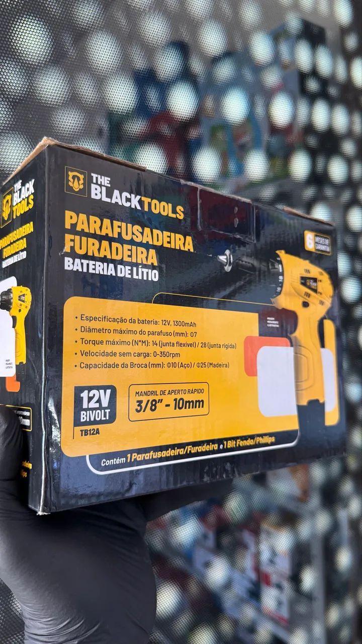 Parafusadeira e furadeira 12V sem fio Recarregável  - Foto 2