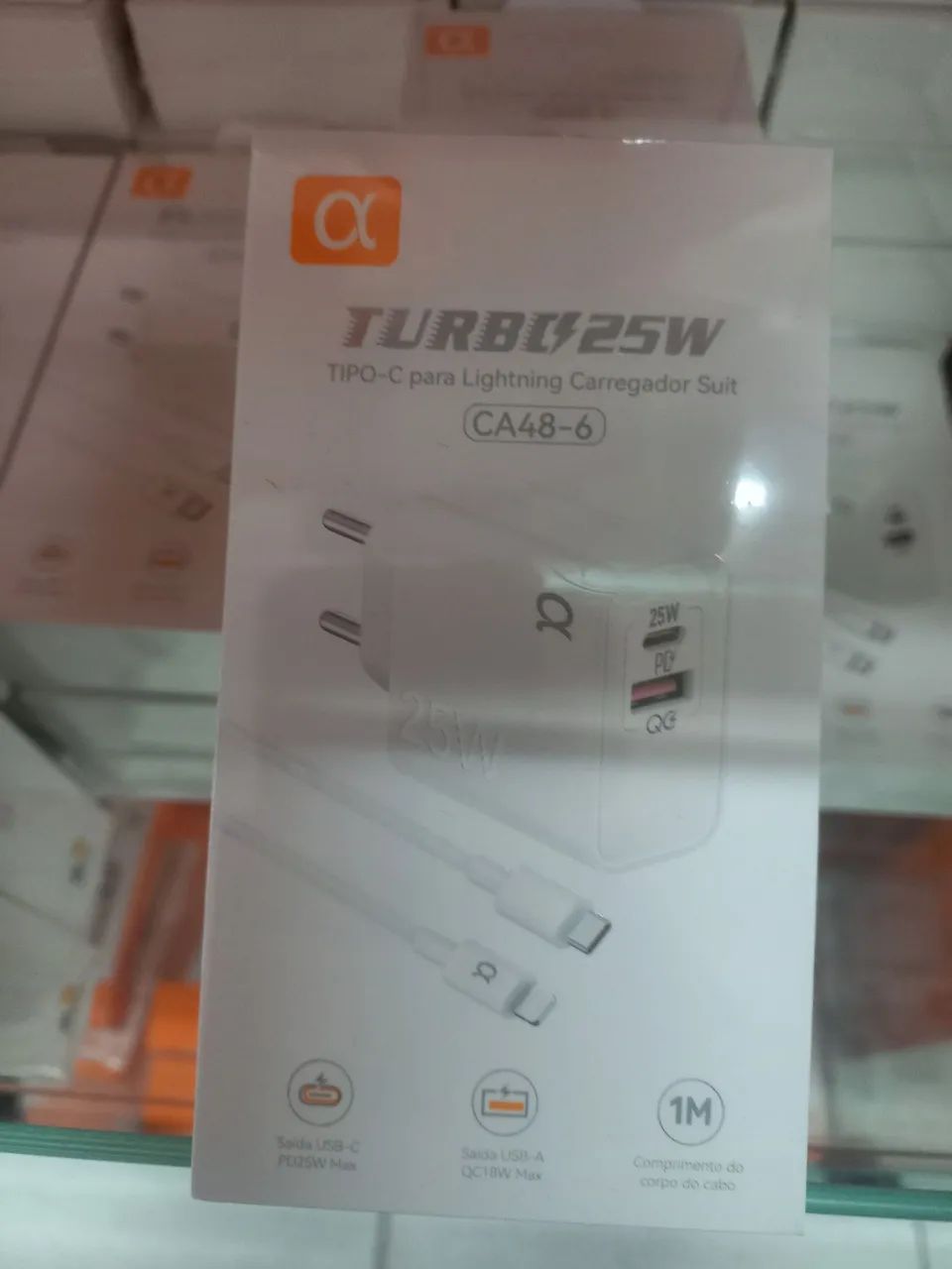 Carregador iPhone 25w C USB/entrega grátis 