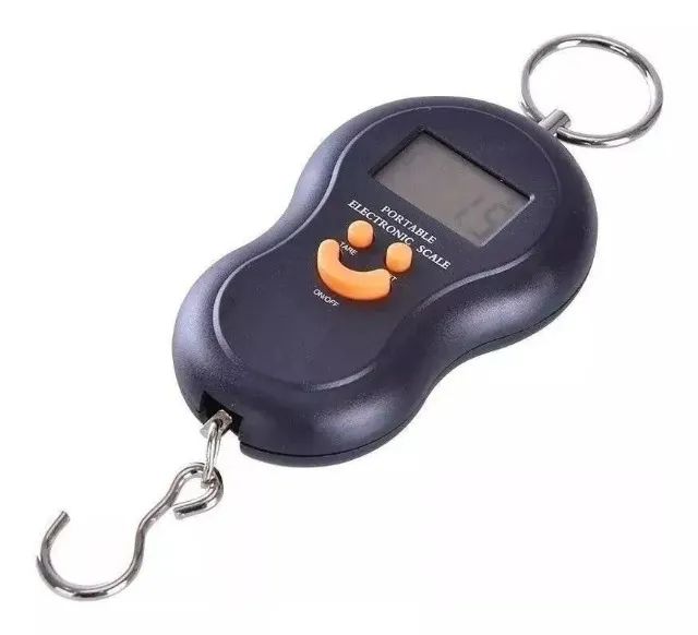 Balança Portátil Digital De Mão Bolsa Mala Até 50kg Stc-01 - Loja Coimbra Computadores  - Foto 3