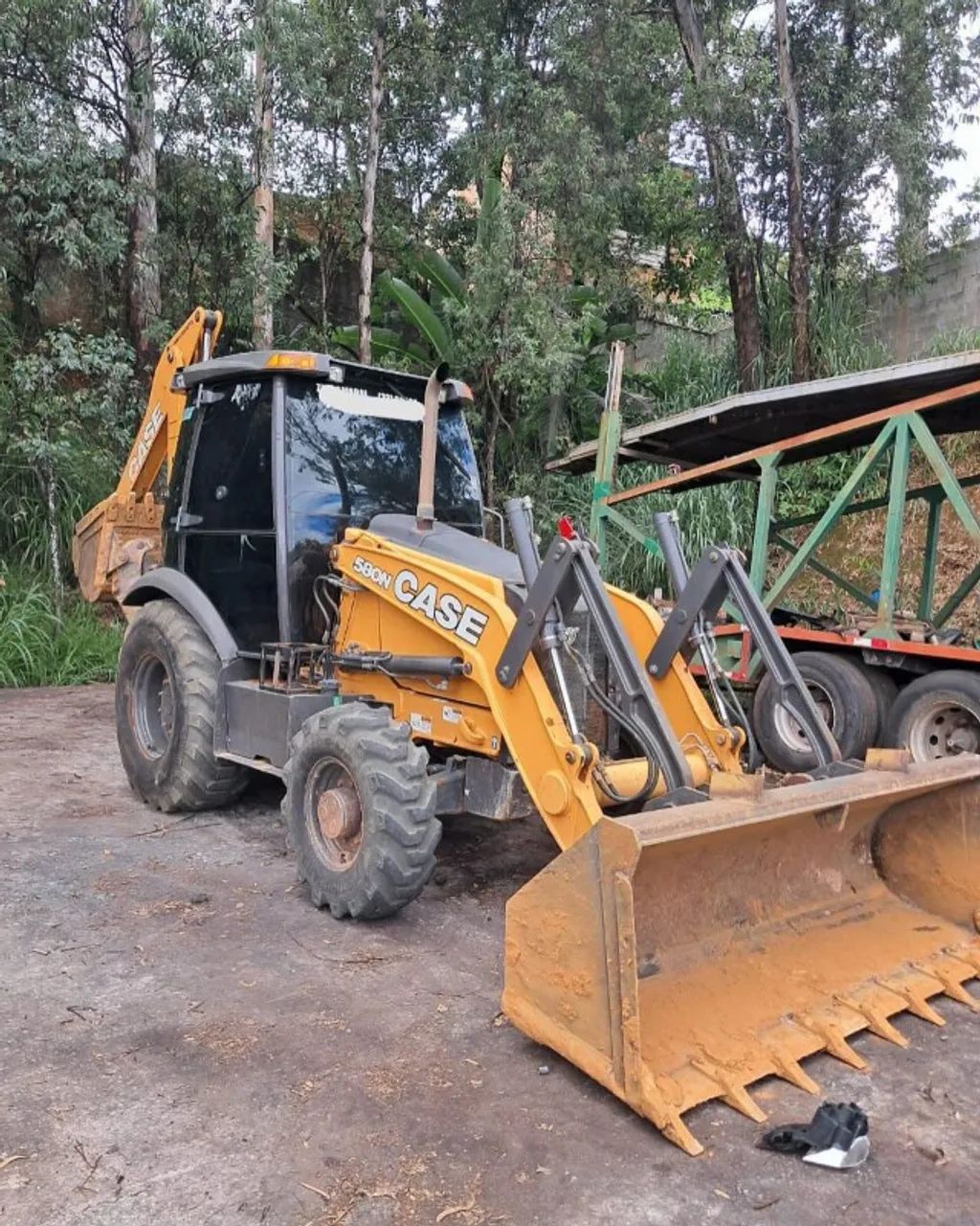 Retroescavadeira Case 580N - Foto 2