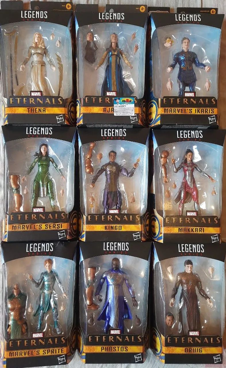 Wave completa Eternos (Lacrado) - Marvel Legends