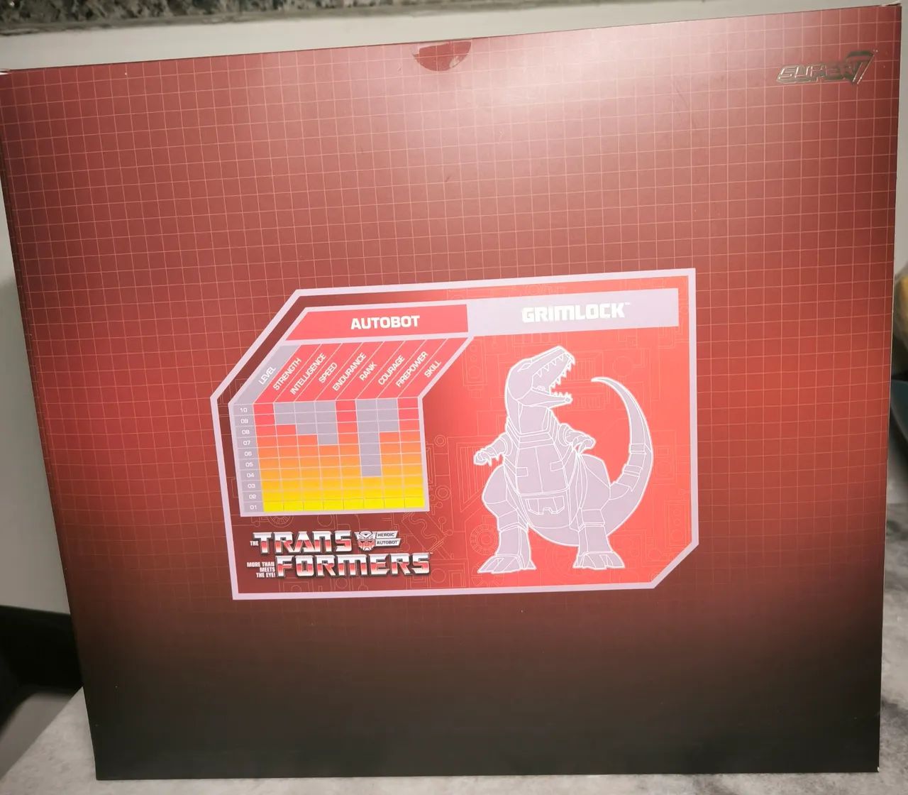Transformers Grimlock G1 Super7 hasbro original lacrado  - Foto 5
