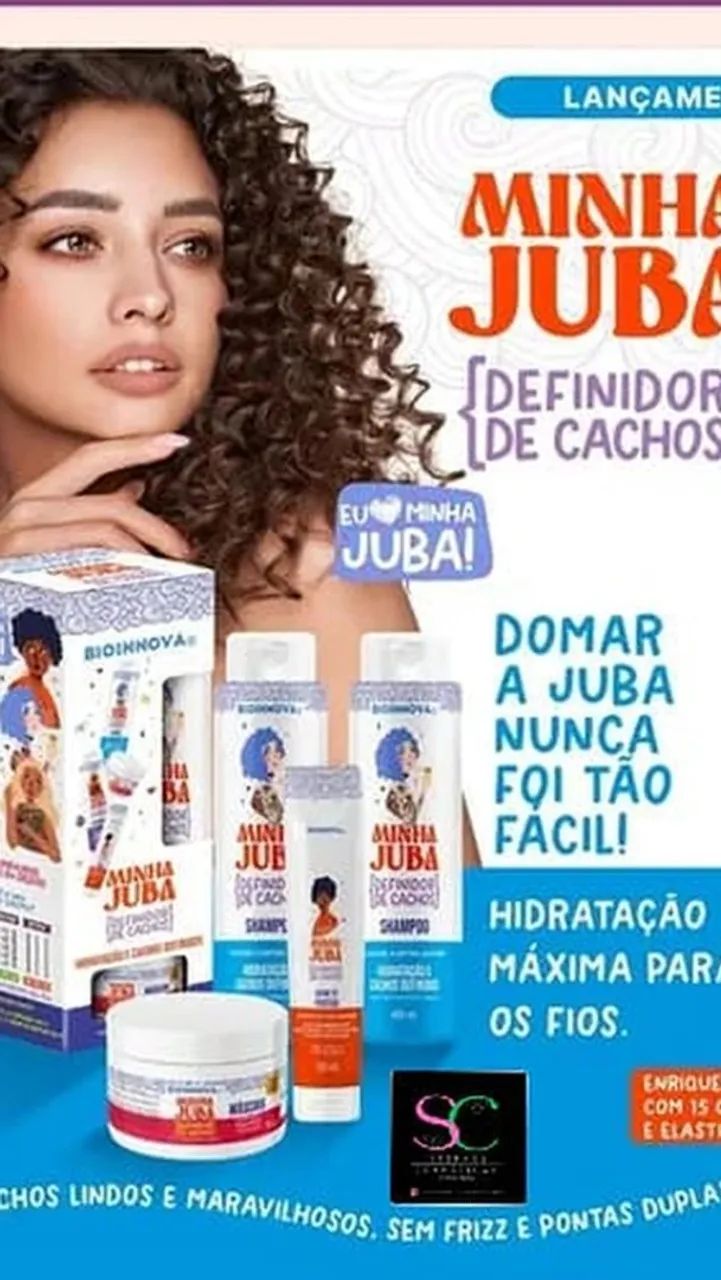 Kit de tratamento para cabelos cacheados - Minha Juba