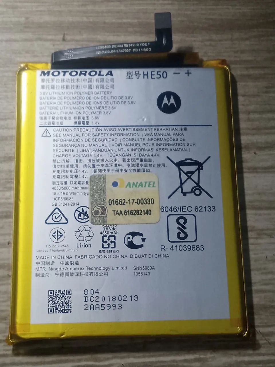 Bateria Motorola moto E4 plus HE50 original  - Foto 2