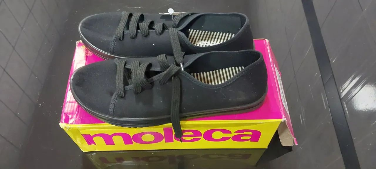 Moleca lona side tam 36 original novo - Foto 3