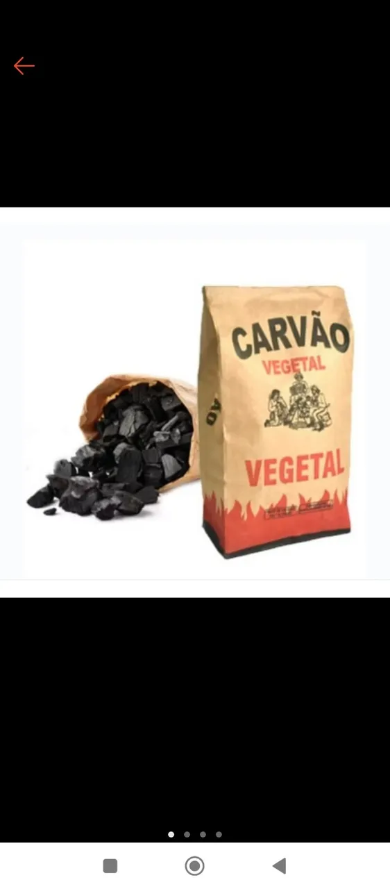 Calvão vegetal 3kg,para revenda