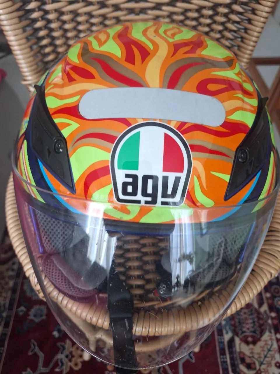 CAPACETE AGV BLADE FIVE CONTINENTS ORIGINAL Peças para motos