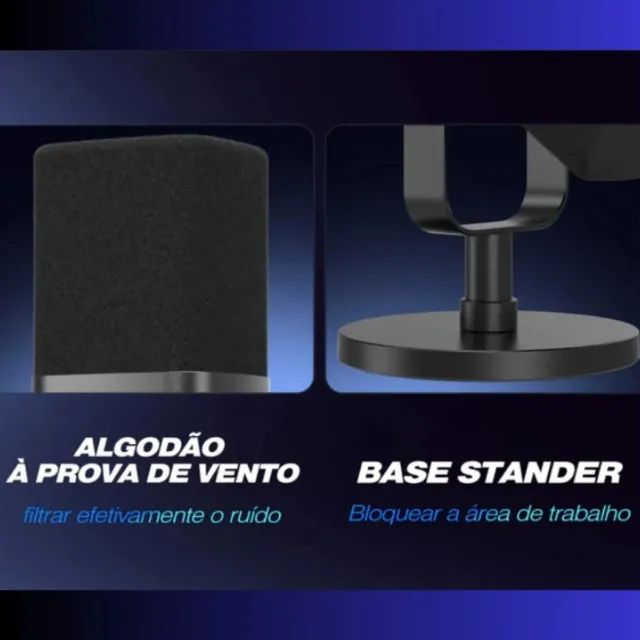 Microfone Mic Gamer AM8 Novo - Foto 4