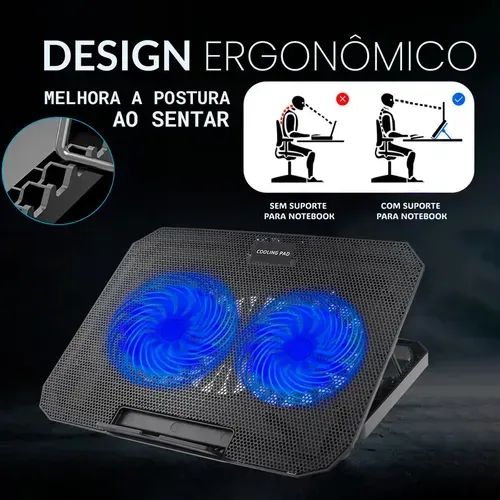 Base refrigerada para notebook | Suporte para Notebook - Foto 4