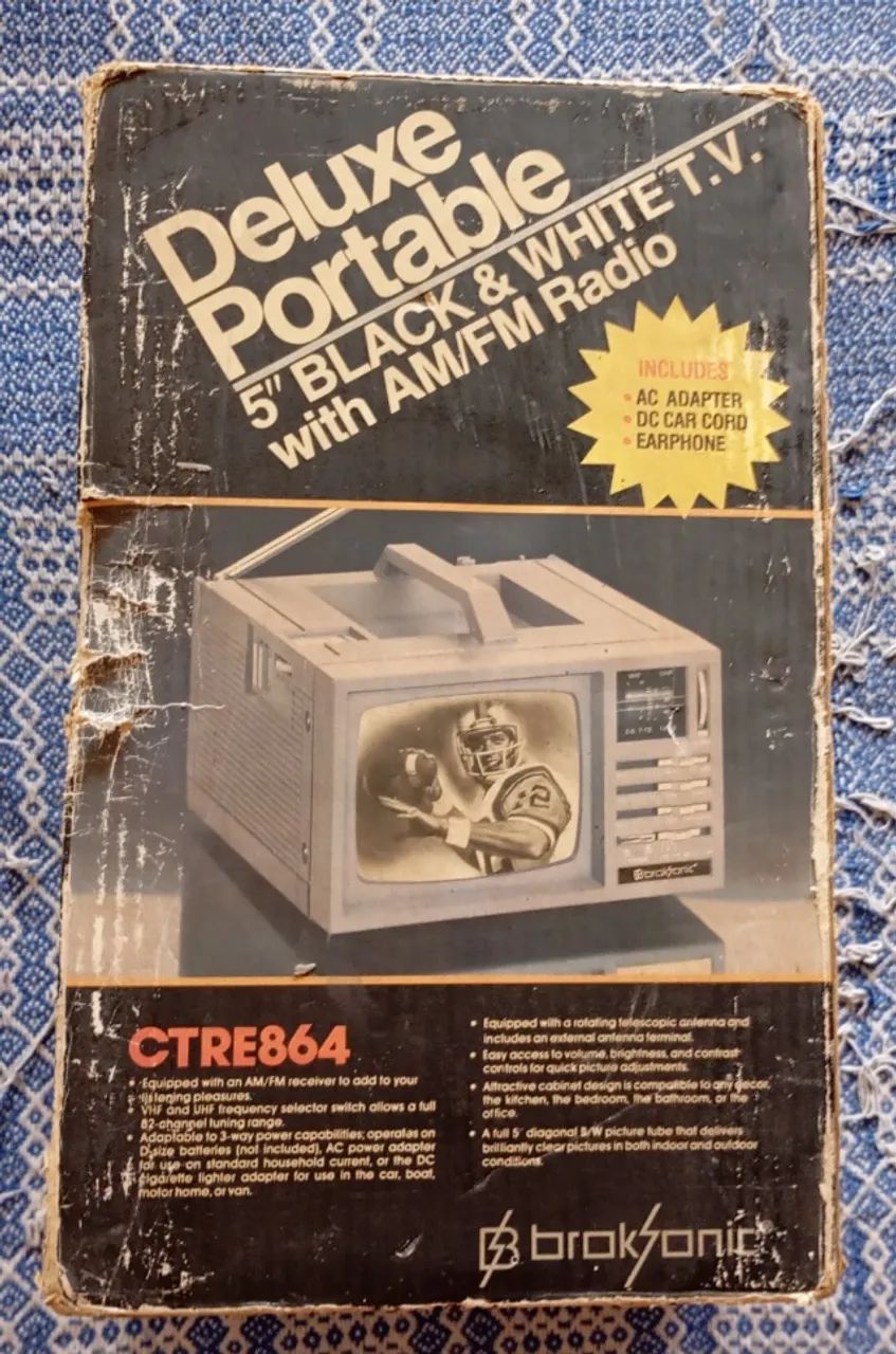 TV E Rádio 5" P&B Broksonic
