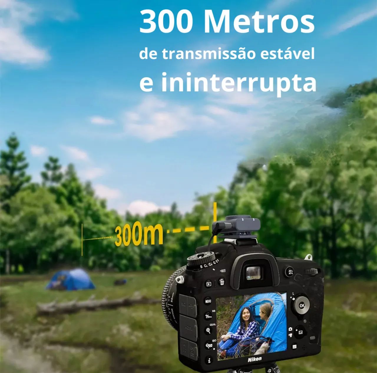 Microfone Hollyland Lark M2 Duo Combo Duplo Para 2 pessoas Preto - Foto 3