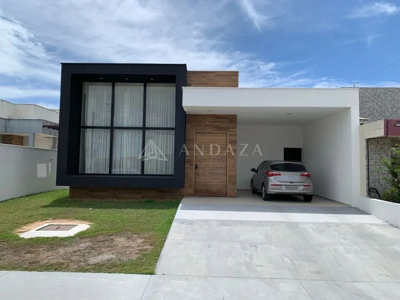 Casa Moderna de 3 Quartos à Venda no Condomínio fechado - Marechal Deodoro