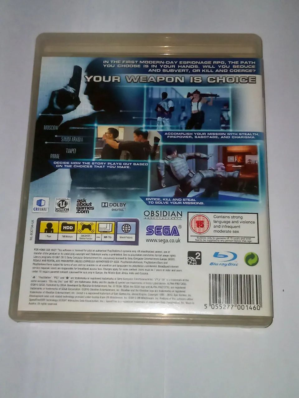 Alpha Protocol: The Espionage Rpg - PS3 completo - Foto 2