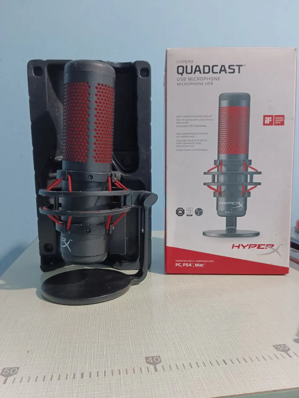 Microfone HyperX QuadCast USB