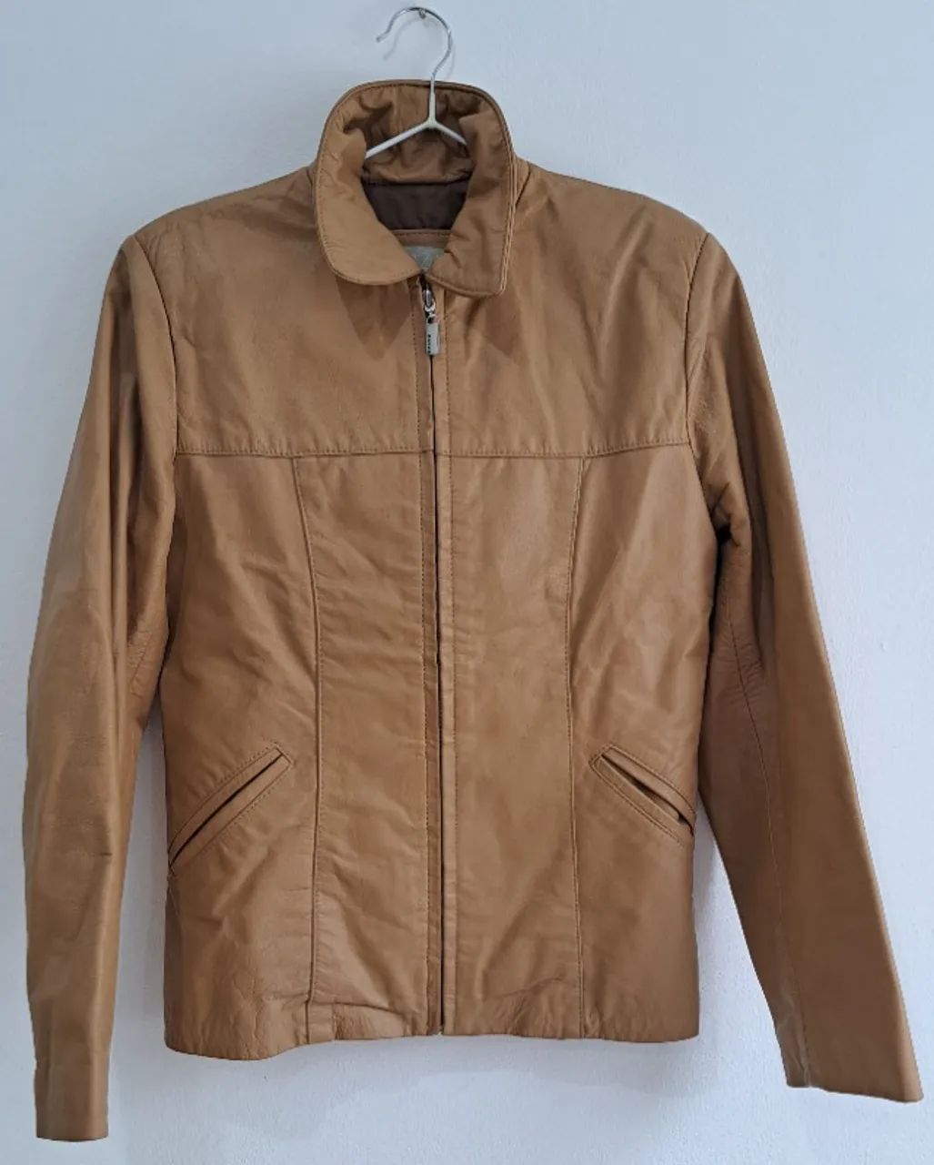 Casaco de Couro legítimo Feminino