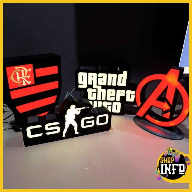 Luminária Decorativa Flamengo - Foto 4