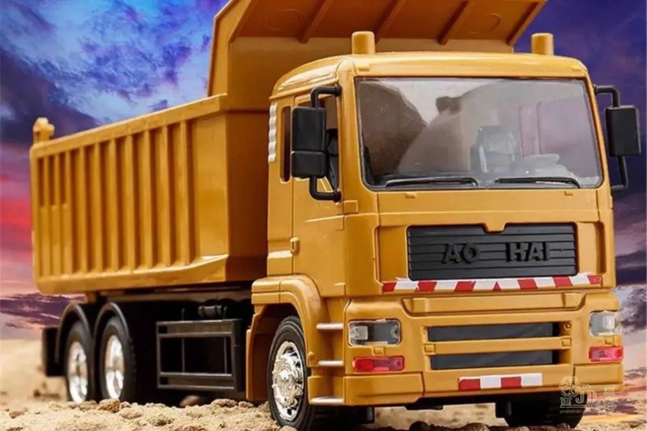 Caminhão controle remoto com basculante criança diversão