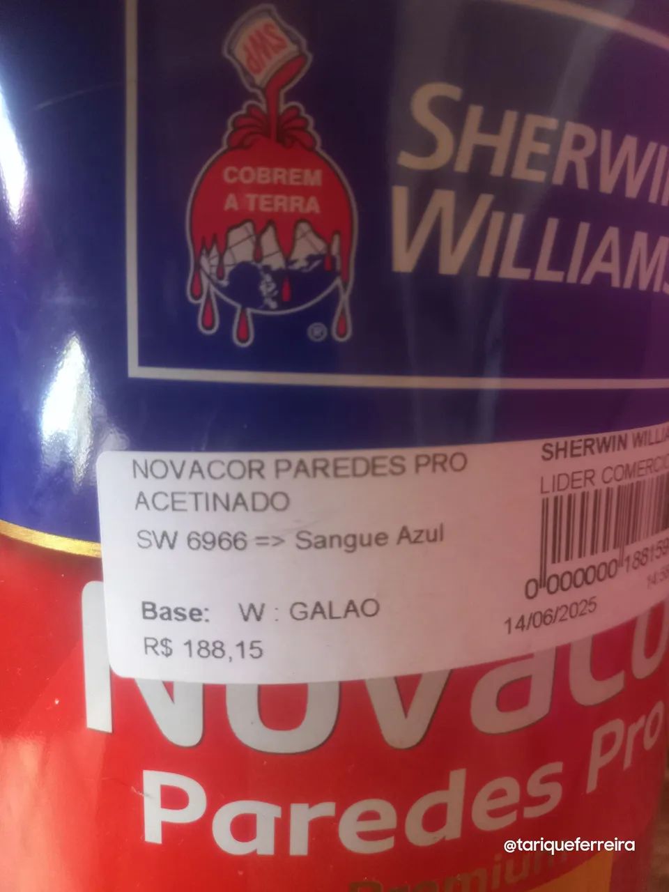 Tinta Novacor Paredes Pro Acetinado - 3,2L - Foto 2