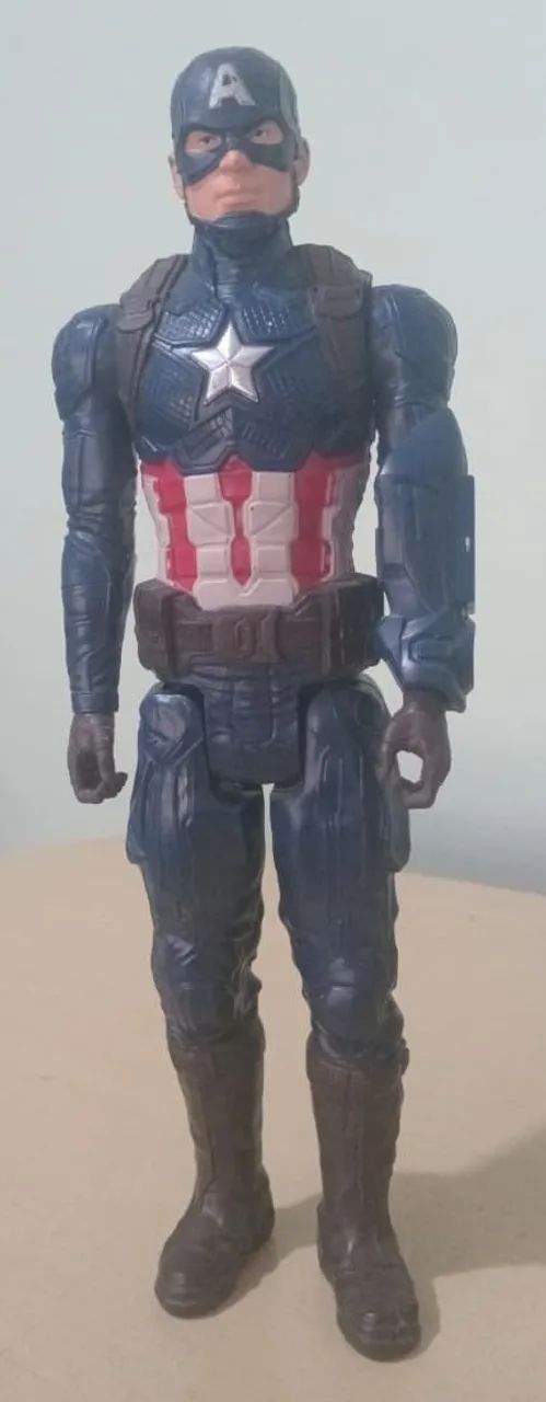 boneco marvel capitão améica hasbro 30 cm -c36328 - Foto 3