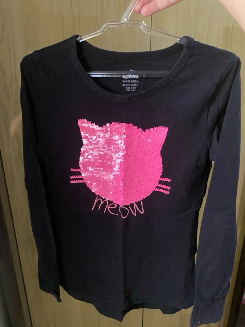 Blusinha Infantil manga longa (fina) Fuzarka 7/8  anos