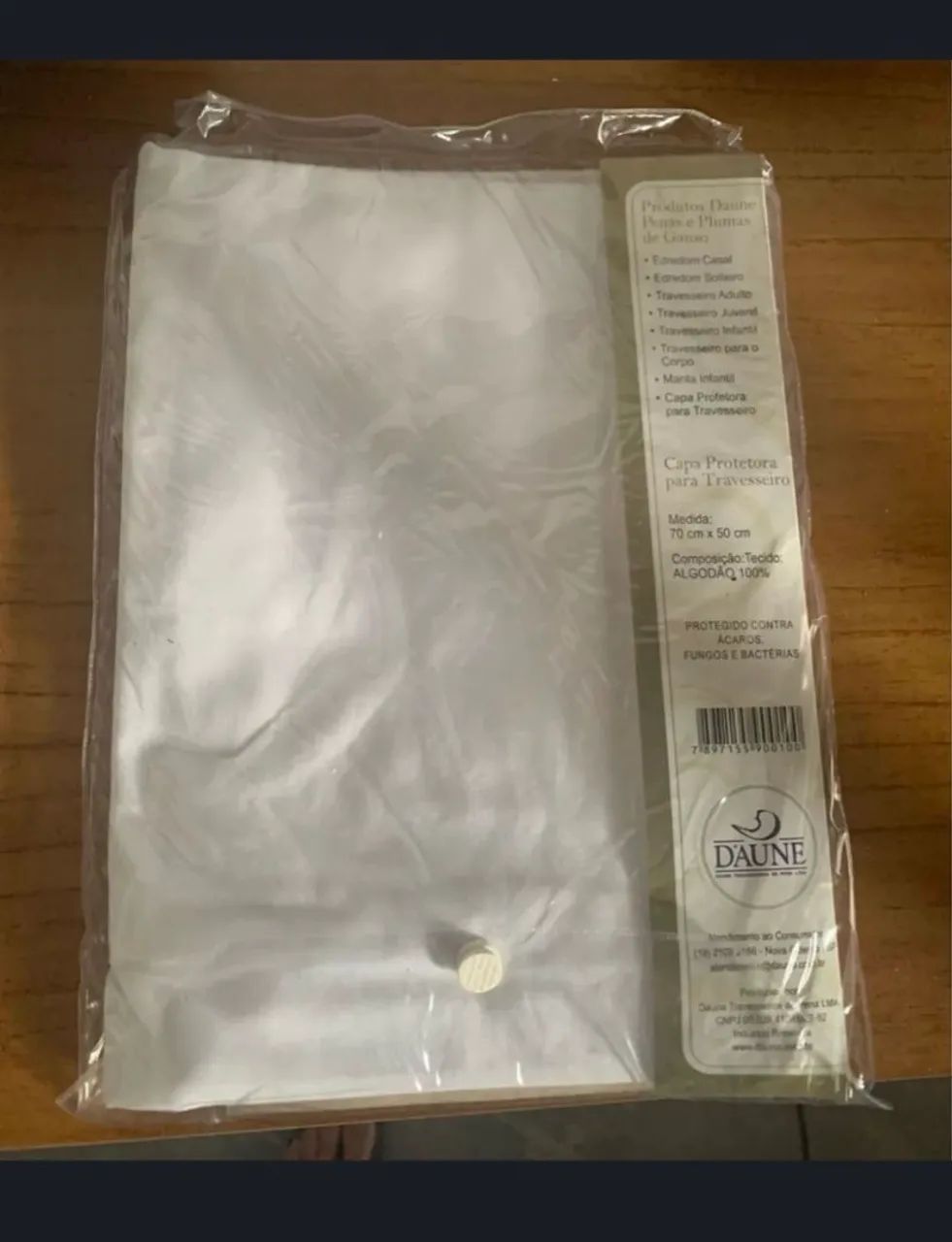 Capa Protetora para Travesseiro Algodão Antialérgico - Foto 2