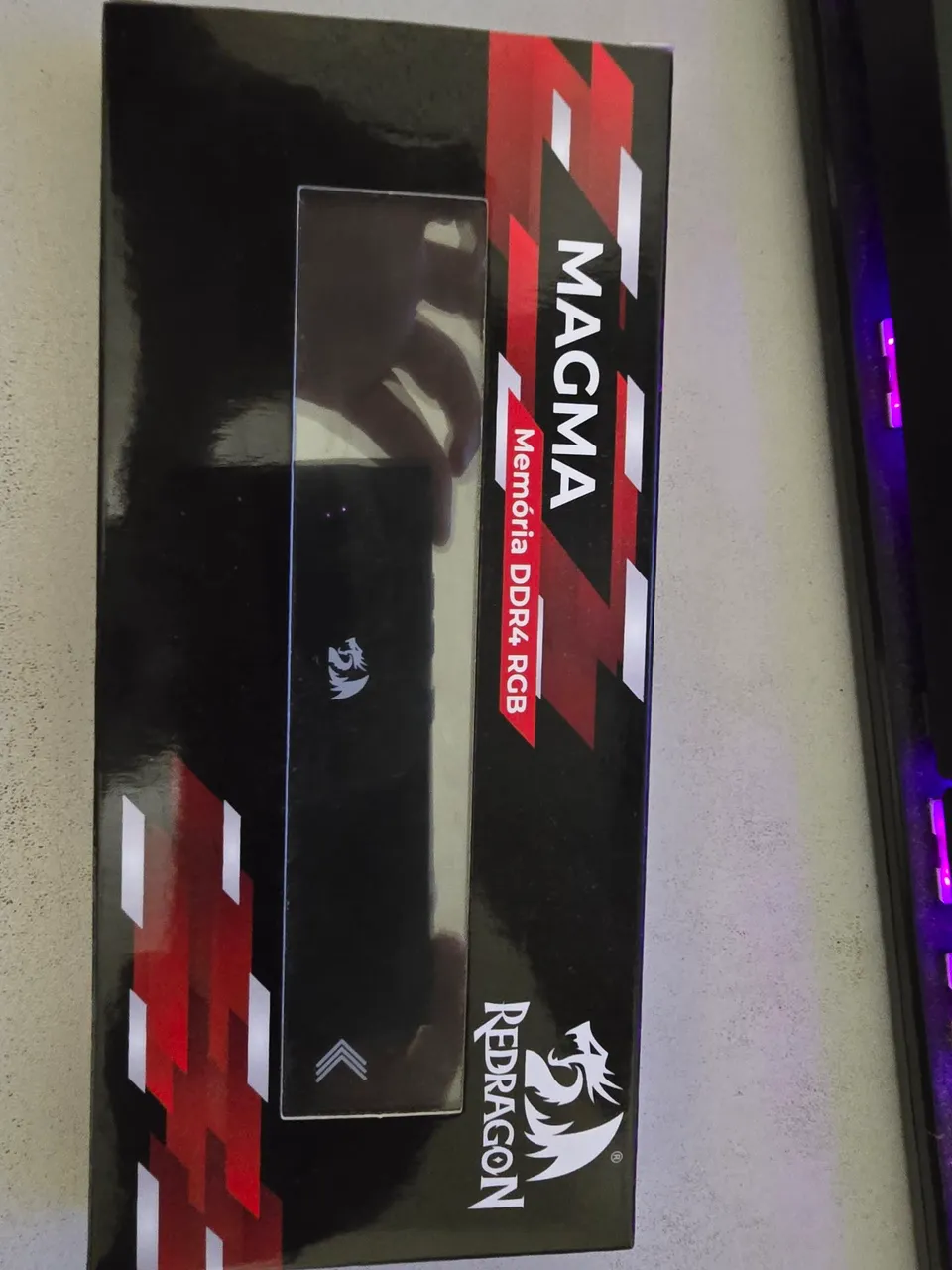 Memória RAM Redragon Magma DDR4 RGB 16GB 3200
