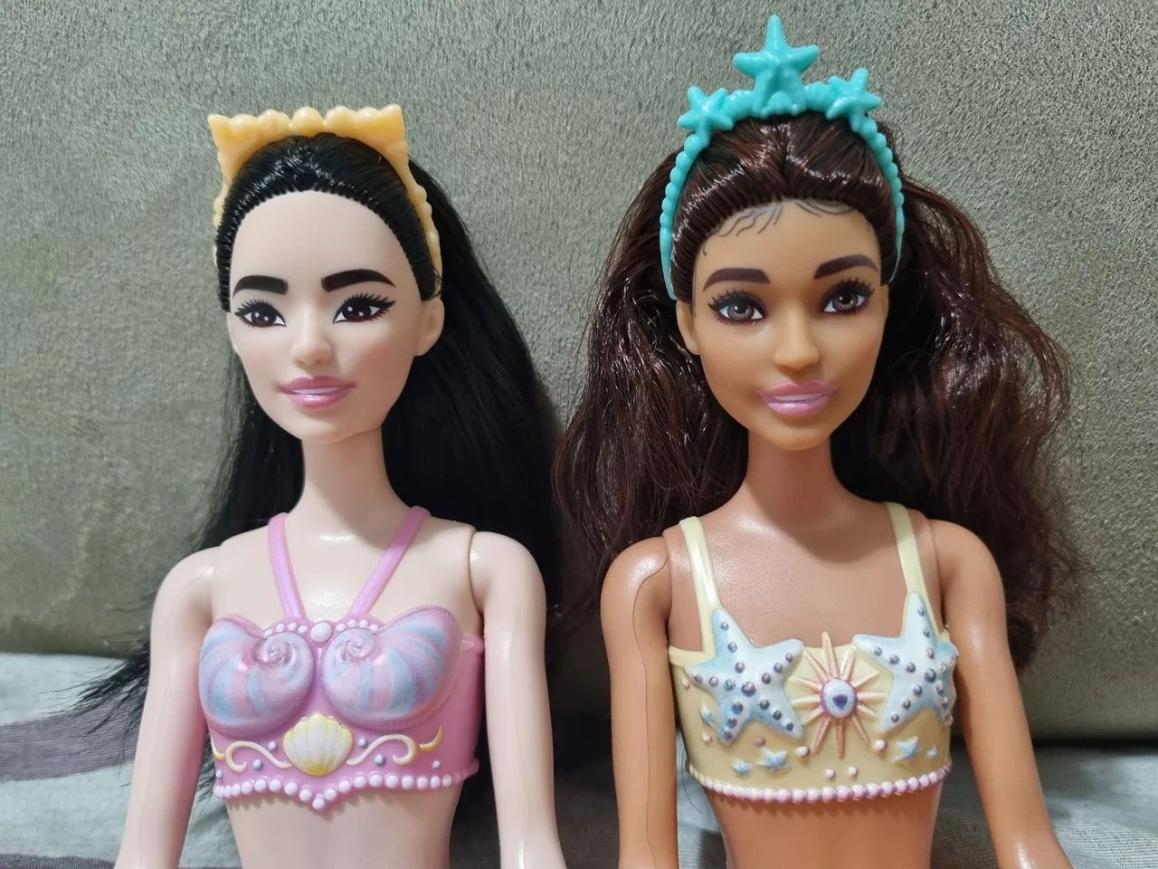 Lote barbie sereia dreamtopia cabeça made to move corpo odile