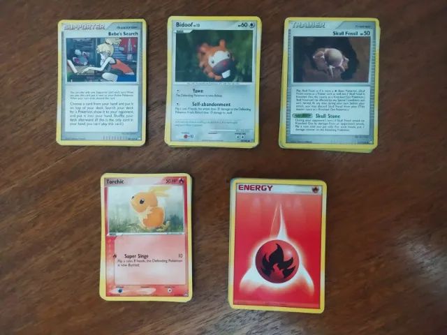 Conjunto De 61 Cartas De Pokémon