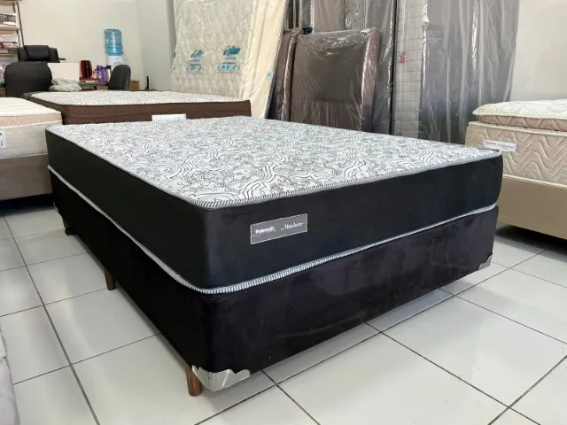 Cama Box Solteirão 110x198 Molas Ensacadas Confortável Palemax Nova, Pronta Entrega!