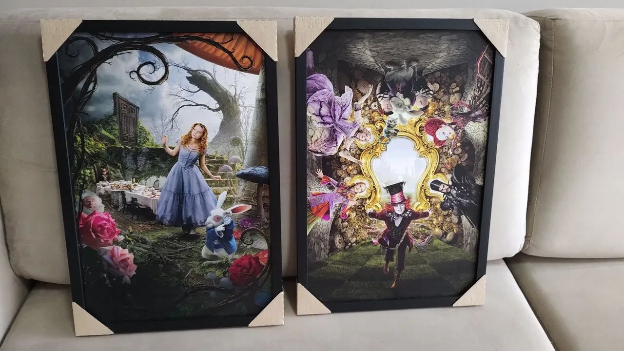 Quadro Decorativo Alice No País das Maravilhas